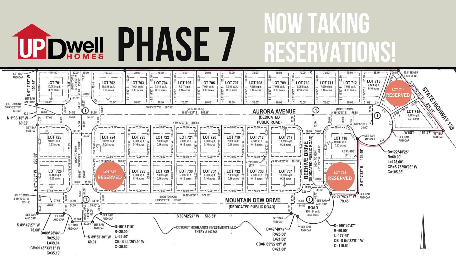 The Highlands: Grantsville plot map